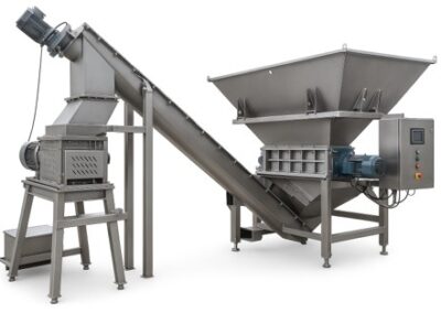 Two-Stage Modular Seaweed Size Reduction