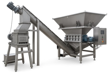 Two-Stage Modular Seaweed Size Reduction