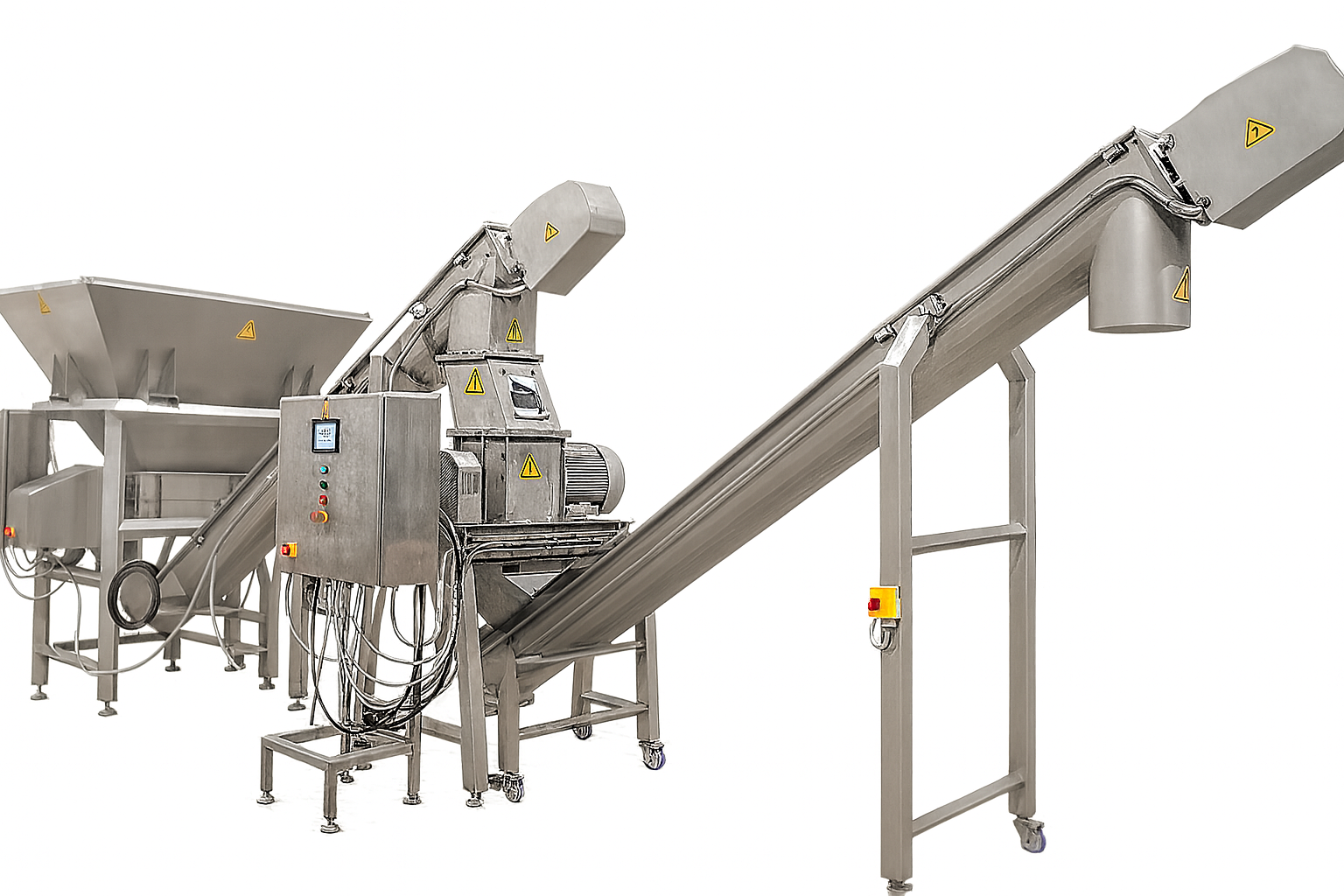 Two-Stage Modular Seaweed Size Reduction